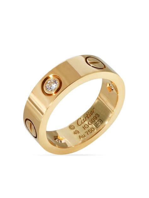 love ring cartier men|pre owned cartier love ring.